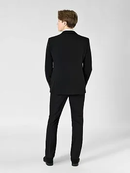 КОСТЮМ МУЖСКОЙ PEPLOS SU23099-SL ЧЁРНЫЙ (ЖИЛЕТ ОТДЕЛЬНО)