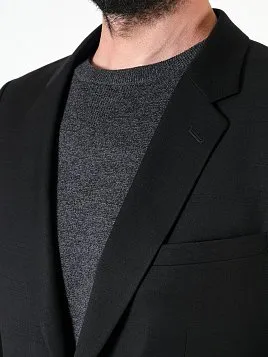 КОСТЮМ МУЖСКОЙ PEPLOS SU24001-R ЧЁРНЫЙ