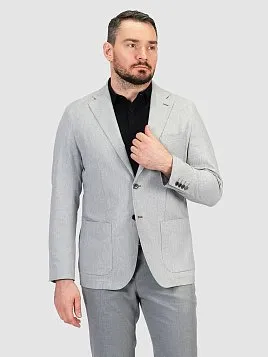 ПИДЖАК МУЖСКОЙ PEPLOS JA25148-R СВЕТЛО-СЕРЫЙ