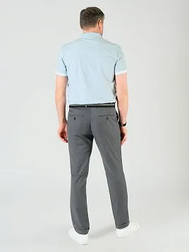 РУБАШКА-ПОЛО МУЖСКАЯ PEPLOS TS23018-Р ГОЛУБОЙ