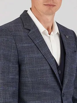 ПИДЖАК МУЖСКОЙ PEPLOS JA25150-LC СИНИЙ