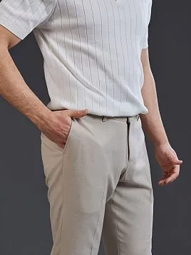 ЛЕТНИЙ МУЖСКОЙ КОСТЮМ PEPLOS SU26806-R БЕЖЕВЫЙ