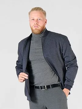 ПИДЖАК-БОМБЕР МУЖСКОЙ PEPLOS JA22017 ТЕМНО-СИНИЙ