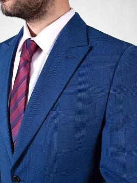 КОСТЮМ МУЖСКОЙ PEPLOS SU20029-R СИНИЙ