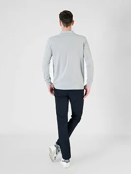 РУБАШКА-ПОЛО ПОДРОСТКОВАЯ С ДЛИННЫМ РУКАВОМ PEPLOS TS23T24-P СЕРЫЙ