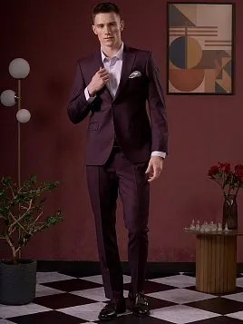 БОРДОВЫЙ КОСТЮМ PEPLOS SU26137-SL