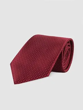 ГАЛСТУК МУЖСКОЙ PEPLOS КРАСНЫЙ. МИКРОДИЗАЙН (400/157493-4)