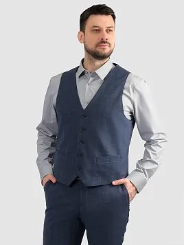 ЖИЛЕТ МУЖСКОЙ PEPLOS V25153-004 СИНИЙ