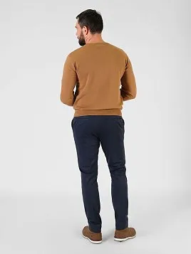 ДЖЕМПЕР МУЖСКОЙ PEPLOS KN24J020 КОРИЧНЕВЫЙ