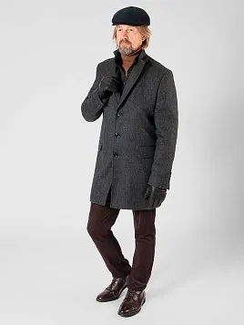 ПАЛЬТО МУЖСКОЕ PEPLOS OW2202-CT СЕРЫЙ