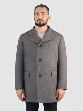 ПАЛЬТО МУЖСКОЕ PEPLOS OW2507-CT СЕРЫЙ