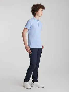 РУБАШКА-ПОЛО ПОДРОСТКОВАЯ PEPLOS TSP25T05-R ГОЛУБОЙ