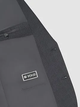 КОСТЮМ МУЖСКОЙ PEPLOS SU24007-C ТЕМНО-СЕРЫЙ