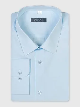 СОРОЧКА МУЖСКАЯ PEPLOS SHB060-SL ГОЛУБОЙ