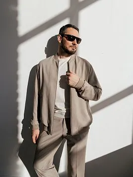 БОМБЕР МУЖСКОЙ PEPLOS JA24127-B БЕЖЕВЫЙ