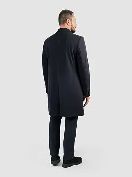 ПАЛЬТО МУЖСКОЕ PEPLOS OW2506-CT ТЕМНО-СИНИЙ