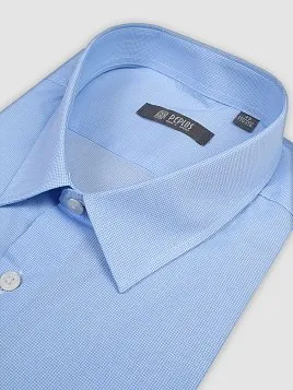 СОРОЧКА МУЖСКАЯ PEPLOS SH22064-C ГОЛУБОЙ
