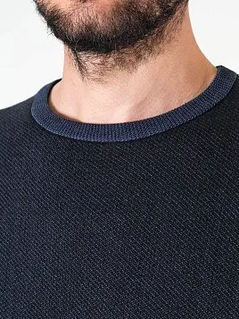 ДЖЕМПЕР МУЖСКОЙ PEPLOS KN24J017 ТЕМНО-СИНИЙ