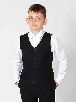 ЖИЛЕТ ДЛЯ МАЛЬЧИКА PEPLOS V20J033 ЧЕРНЫЙ
