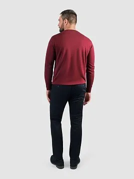 ДЖЕМПЕР МУЖСКОЙ PEPLOS KN25J021 БОРДОВЫЙ