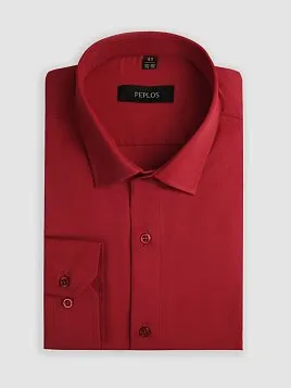 МУЖСКАЯ СОРОЧКА SH26251-SL КРАСНАЯ