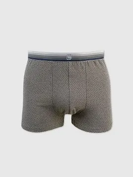 ТРУСЫ БОКСЕРЫ МУЖСКИЕ PEPLOS UW23003-BX ТЕМНО-СЕРЫЙ