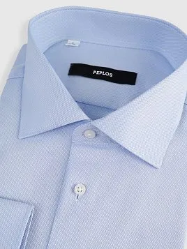СОРОЧКА МУЖСКАЯ PEPLOS SH25092-R ГОЛУБОЙ