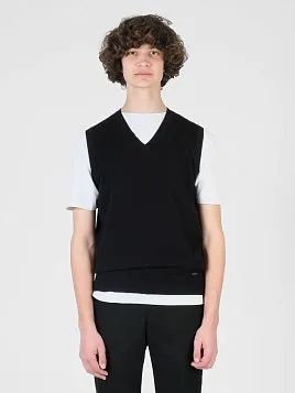 ЖИЛЕТ ПОДРОСТКОВЫЙ PEPLOS JKN24V007 ЧЁРНЫЙ