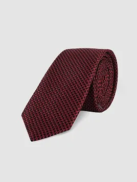 ГАЛСТУК МУЖСКОЙ PEPLOS БОРДОВЫЙ. МИКРОДИЗАЙН (250/157509-1)