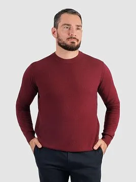 ДЖЕМПЕР МУЖСКОЙ PEPLOS KN25J021 БОРДОВЫЙ