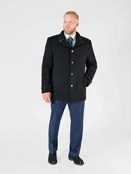 ПАЛЬТО МУЖСКОЕ PEPLOS OW2308-CT ЧЁРНЫЙ