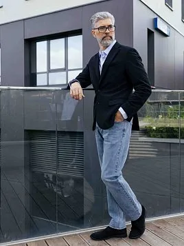 ДЖИНСЫ МУЖСКИЕ PEPLOS J2502-C ГОЛУБОЙ