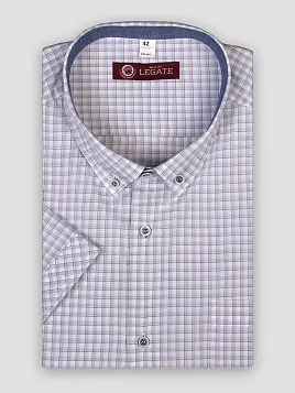 СОРОЧКА МУЖСКАЯ MAJESTIC LEGATE SH20092-К-С СЕРЫЙ