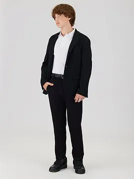 БЕЛАЯ ПОДРОСТКОВАЯ РУБАШКА-ПОЛО TSP26Т02-R