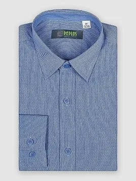 СОРОЧКА ДЛЯ МАЛЬЧИКА PEPLOS SH20J131-R СИНИЙ