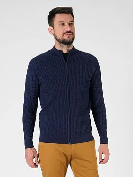 КАРДИГАН МУЖСКОЙ PEPLOS KN24С012 ТЕМНО-СИНИЙ