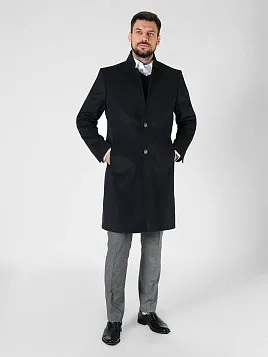 ПАЛЬТО МУЖСКОЕ PEPLOS OW2403-CT ЧЁРНЫЙ