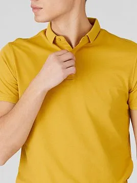 РУБАШКА-ПОЛО ИЗ ТКАНИ ПИКЕ TSP26009-R ЖЕЛТАЯ