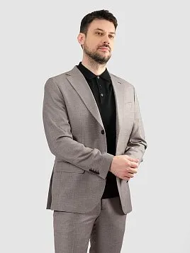 КОСТЮМ МУЖСКОЙ PEPLOS SU25154-SL БЕЖЕВЫЙ