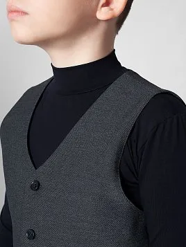 ЖИЛЕТ ДЛЯ МАЛЬЧИКА PEPLOS V21J004-350 СЕРЫЙ