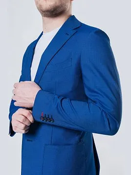 ПИДЖАК МУЖСКОЙ CLAUDIO VERDI CJ1802 СИНИЙ