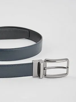 РЕМЕНЬ МУЖСКОЙ BELT-26-C15-18 СИНИЙ