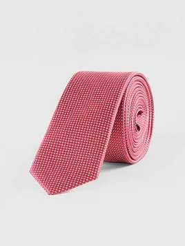 ГАЛСТУК МУЖСКОЙ PEPLOS КРАСНЫЙ. МИКРОДИЗАЙН (250/283)