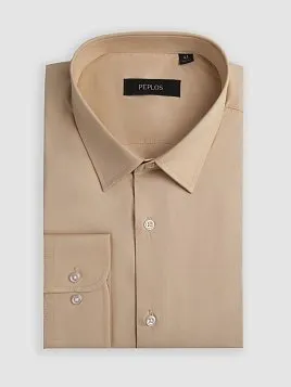 МУЖСКАЯ СОРОЧКА SH26021-SL ШАМПАНЬ