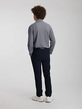 РУБАШКА-ПОЛО С ДЛИННЫМ РУКАВОМ ПОДРОСТКОВАЯ PEPLOS TSP25T012-R СЕРЫЙ