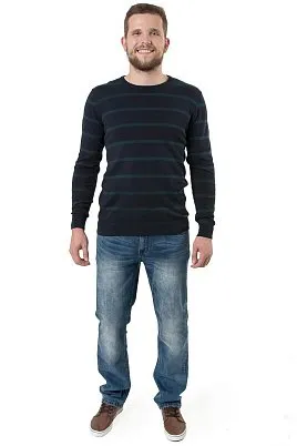 ДЖЕМПЕР МУЖСКОЙ PEPLOS KN19J042 ТЕМНО-СИНИЙ