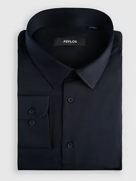 СОРОЧКА МУЖСКАЯ PEPLOS SH25142-SL ТЕМНО-СИНИЙ