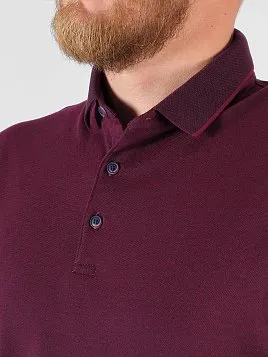 РУБАШКА-ПОЛО МУЖСКАЯ PEPLOS TS23002-Р БОРДОВЫЙ