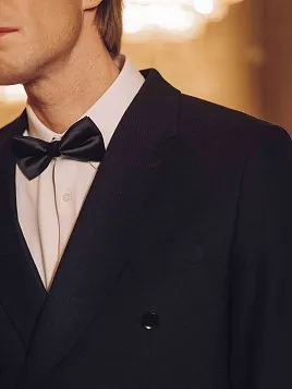 КОСТЮМ МУЖСКОЙ PEPLOS SU25123-R ЧЁРНЫЙ