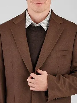 КОРИЧНЕВЫЙ МУЖСКОЙ ПИДЖАК JA26134-С 